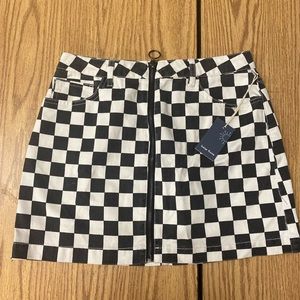 Super cute checkered skirt